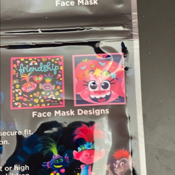 NEW Two Kids Face Mask Troll design - Picture 2 of 3